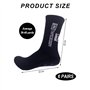 YOYEAH Chaussettes de Football - 6 Paires Grip Socks 39-46 Grip Socks Soccer pour Hommes Femmes Soccer Basketball Course à Pied,