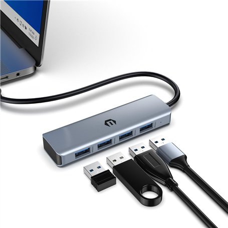 Adaptateur USB 3.2 à 4 Ports