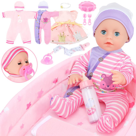 GirlDiary Poupée Bébé 12 Pouces avec Accessoires