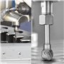 10 Pcs Fraise Metal pour Fraiseuse 3mm Double Coupe de Tungstène Fraises Rotatives Fraise Meuleuse Droite pour Outils Rotatifs T