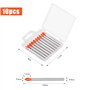 10 pcs Meche Carrelage 6mm Foret Acier Pointe en Carbure Tungstene Forets de Maçonnerie pour Materiaux Durs et Fragiles Carrelag