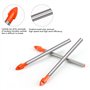 10 pcs Meche Carrelage 6mm Foret Acier Pointe en Carbure Tungstene Forets de Maçonnerie pour Materiaux Durs et Fragiles Carrelag
