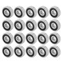 20pcs 625RS Roulements à Billes Profonds à Grande Vitesse de Cannelure Scellés par Caoutchouc 16x5x5mm