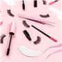 TRKETK 4 Pièces Pince à Épiler, Pince à Épiler pour Extensions de Cils Pince à Épiler Nail Art Pince à Épiler à Pointe Droite et