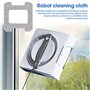 BNGXR Lot de 6 Tampons de Nettoyage pour Ecovacs Winbot W1 / W1 Pro, tampons de Rechange, Ecovacs Winbot w1 Pro Accessoires Serp