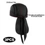 Aoreun Casquette Bandana pour Hommes et Femmes, 3PCS Sports Bandana Casquette Biker, Doublure de Casque de Cyclisme Durags, Resp