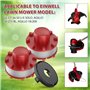 Aoreun Lot de 4 Bobines de Fil de Rechange pour Débroussailleuse Ein-hell 3405096, Bobine de Rechange Accessoire de Débroussaill