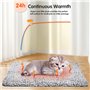 Couverture auto-chauffante pour chats et chiens 60x45cm - Couverture douce et confortable pour chat - Réduction du bruit - Houss