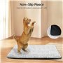 Couverture auto-chauffante pour chats et chiens 60x45cm - Couverture douce et confortable pour chat - Réduction du bruit - Houss