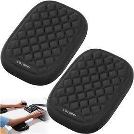 2 Pièces Repose-Poignet et Coudière Ergonomique avec Mousse à Mémoire de Forme et Base Antidérapante