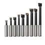 Cozyel Tête dalésage, Jeu dOutils dAlésage 14 pcs, Ensemble de têtes ennuyeuses, Jeu daccessoires de fraiseuse MT3 M12 F1-12 têt