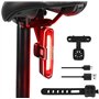 Feu Arriere Velo Puissante 110 Lumen - Eclairage Velo 5 Modes Rouge/Bleu