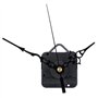 Mallalah Mecanisme Horloge Aiguilles Mouvement Remplacement de Pendule Quartz DIY Montre Réparation Outil Noir 1/4 Pouce Épaisse