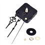 Mallalah Mecanisme Horloge Aiguilles Mouvement Remplacement de Pendule Quartz DIY Montre Réparation Outil Noir 1/4 Pouce Épaisse
