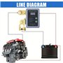 GAOUTO Disjoncteur de batterie télécommandé sans fil 12 V 240 A avec télécommande Kill Switch, interrupteur de coupure de batter