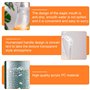 Lot de 2 pichets en acrylique avec couvercle : carafe de 1 litre avec couvercle, pichet à eau pour jus de fruits, sans BPA et in