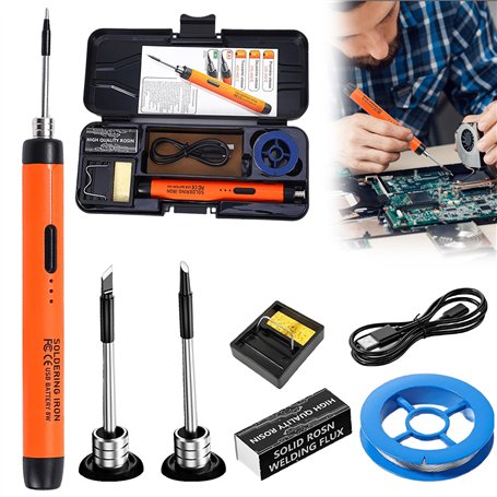 Kit de fer à souder : fer à souder USB avec 3 températures réglables