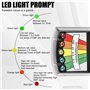 K2 EMF mètre de champ magnétique Noir Portable LED Emf Appareil de mesure du rayonnement Appareil paranormal électromagnétique T