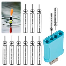Behogan Lot de 9 flotteurs de pêche à LED CR 425