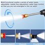 Nettoyeur haute pression sans fil 1200 mAh - Batterie 12 V - Nettoyeur haute pression portable - 30 bar - Pour voiture, terrasse
