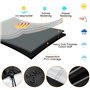 Lot de 2 housses de protection pour chaises pliantes - En tissu Oxford 210D - Imperméables - Résistantes à l'hiver - Résistantes