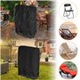 Lot de 2 housses de protection pour chaises pliantes - En tissu Oxford 210D - Imperméables - Résistantes à l'hiver - Résistantes