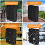 Lot de 2 housses de protection pour chaises pliantes - En tissu Oxford 210D - Imperméables - Résistantes à l'hiver - Résistantes
