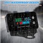 Sporgo Contrôleur de batterie étanche IPX7 avec support : DC 12 V 24 V 36 V 48 V 60 V 72 V Indicateur de batterie avec capteur d