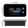 Sporgo Contrôleur de batterie étanche IPX7 avec support : DC 12 V 24 V 36 V 48 V 60 V 72 V Indicateur de batterie avec capteur d
