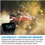 Sporgo Contrôleur de batterie étanche IPX7 avec support : DC 12 V 24 V 36 V 48 V 60 V 72 V Indicateur de batterie avec capteur d