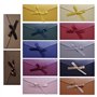 Lot de 36 enveloppes colorées en papier kraft vintage avec rubans colorés - Enveloppes en papier nacré rétro avec rubans - Pour