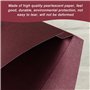 Lot de 36 enveloppes colorées en papier kraft vintage avec rubans colorés - Enveloppes en papier nacré rétro avec rubans - Pour 
