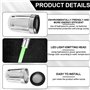 Lot de 3 robinets de cuisine LED avec 3 changements de couleur, embout de robinet avec capteur de température, robinet de cuisin