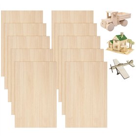 10pcs Contreplaqué 3mm