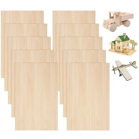 10pcs Contreplaqué 3mm