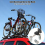 Lot de 4 cylindres de serrure pour système de porte-bagages de voiture, compatible avec les racks Thule, y compris 4 noyaux, 2 c
