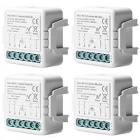4 modules d'interrupteur de volet roulant WiFi intelligent : module de commutateur de volet roulant WiFi Tuya 2