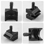 GBKDQQ Écarteur De Jambe De Force: 1 Ensemble Outil En Acier Durable, Écarteur D'Essieu Pour Modèles De Véhicules (Noir)