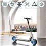 Stunt - Lot de 2 roues de rechange pour trottinette - 100 mm - Avec roulement ABEC-11 - Noyau à rayons en aluminium - Compatible