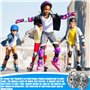 Lot de 8 roues de rollers en ligne, 72 mm, luminescence, silencieuses, avec roulement à billes pour tous les types de patins à r