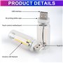 BAIFULAI USB Auto LED Éclairage Intérieur：5 Pièces Lampe Bouteille En Verre Créative, Lumière Nuit Dimmable, Écoénergétique, Pou