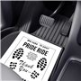 Lot de 50 tapis de sol jetables en papier pour voiture - Blanc - 39 x 49 cm - En papier kraft - Jetables - Pour garder votre véh