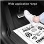 Lot de 50 tapis de sol jetables en papier pour voiture - Blanc - 39 x 49 cm - En papier kraft - Jetables - Pour garder votre véh
