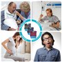 GOMETY Lot de 3 bavoirs pour adultes, lavables, pour personnes âgées, imperméables, avec boutons-pression et garde-boue, pour ho