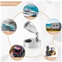 Lot de 2 spots de lecture LED 12 V - Blanc chaud 3000 K - Lampe de lecture pour camping-car, caravane - Éclairage intérieur 3 W 