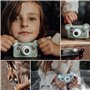 Mikayo The Bear Appareil Photo numérique et caméscope vidéo pour Enfants, Coque en Silicone Souple sans BPA, Carte mémoire de 32