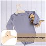 svpfuo 20 Stück Cintre Bebe, Cintre Enfant, Cintres Enfants, Cintre Bébé Créatif en Buis, Cintres pour Enfants pour Vêtements po