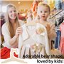 svpfuo 20 Stück Cintre Bebe, Cintre Enfant, Cintres Enfants, Cintre Bébé Créatif en Buis, Cintres pour Enfants pour Vêtements po