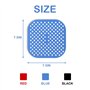 1 cm - Carrés antiadhésifs - En silicone perforé