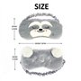 2 pcs masque oculaire sommeil femmes filles enfants adulte enfant molle bandes bandes élastiques fluffeuses respirant respirant 